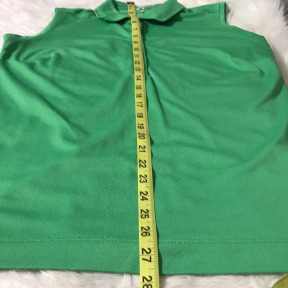 Nike Sleeveless Polo Top Green - Picture 4 of 8